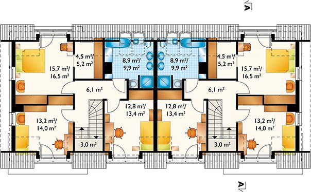 Poddasze projektu Emilia Duolit (1671)