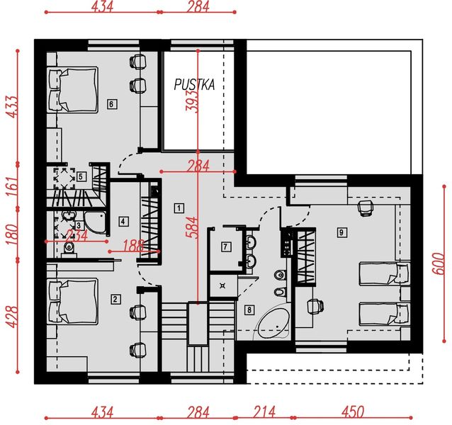 Poddasze projektu Tiala 10