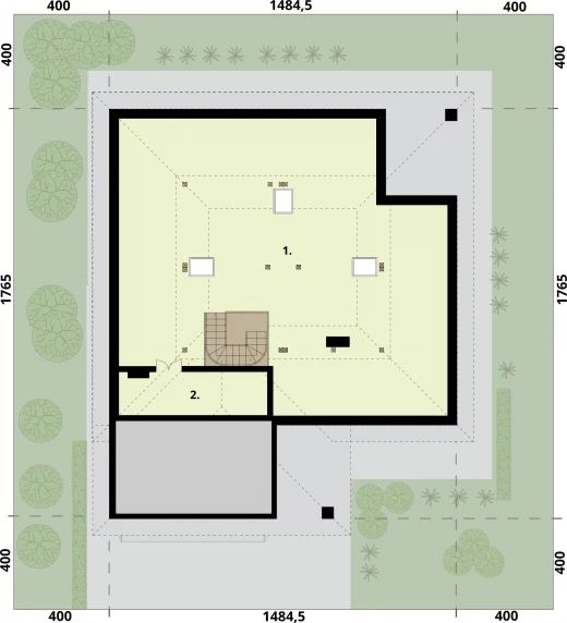Poddasze projektu Alexandria 4