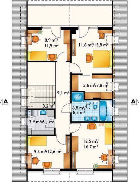 Poddasze projektu Dominik Polo (1674)