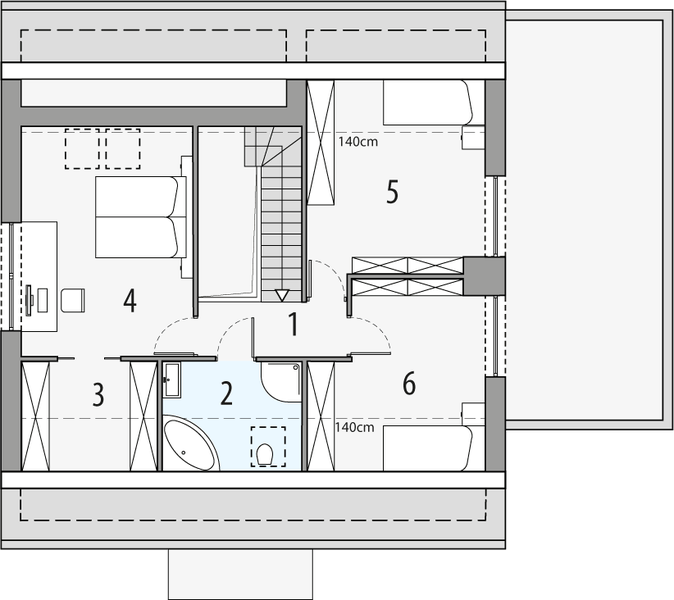 Poddasze projektu Ekoplanet 2bg