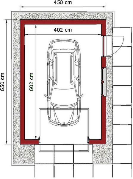 Parter projektu APG 10A budynek gospodarczy