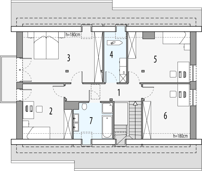 Poddasze projektu Tymon A