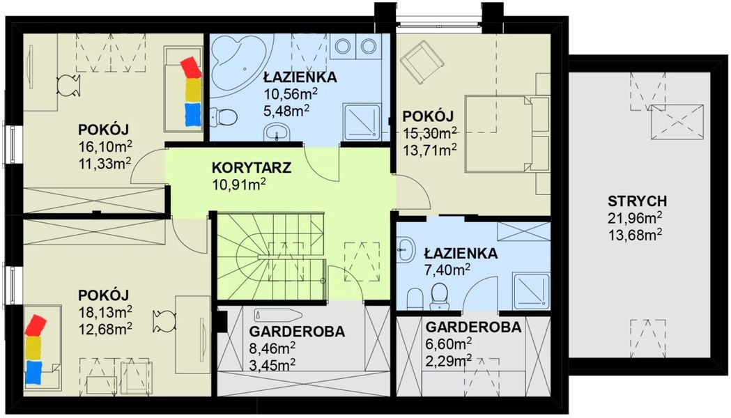 Poddasze projektu TK158g