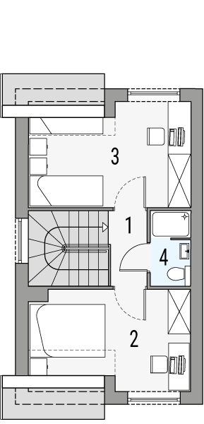 Poddasze projektu Morski 2