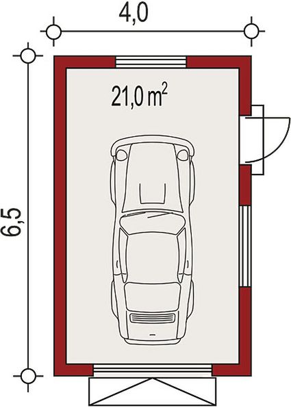 Parter projektu APG 3A garaż