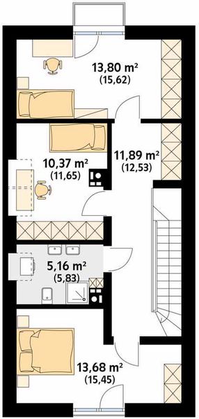 Poddasze projektu Koliber 6