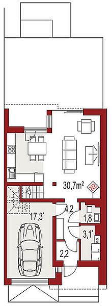 Parter projektu Andrea segment prawy