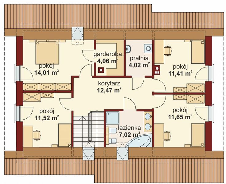 Poddasze projektu Domena 203 A2