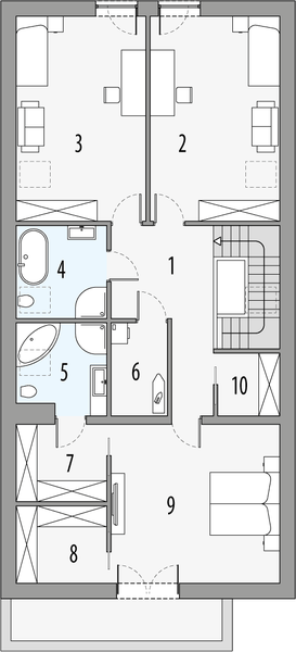 Poddasze projektu Slim