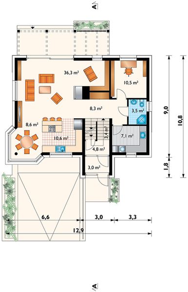 Parter projektu Agaton Polo (1685)
