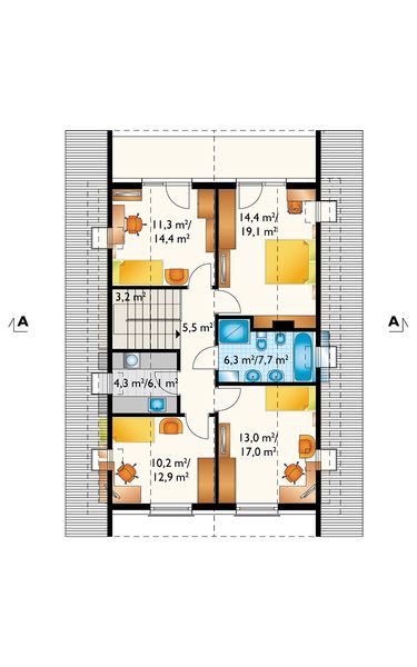Poddasze projektu Dominik Rex (1686)