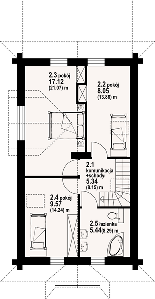 Poddasze projektu Rytowo dw 39