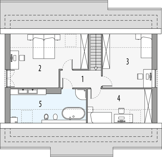 Poddasze projektu Karmel b eko