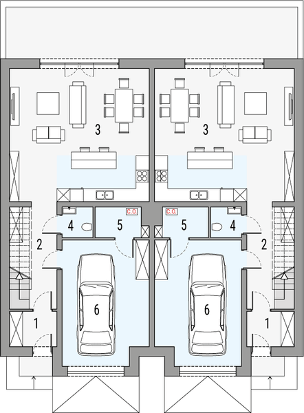 Parter projektu Melodia a1 - dwulokalowy LLL