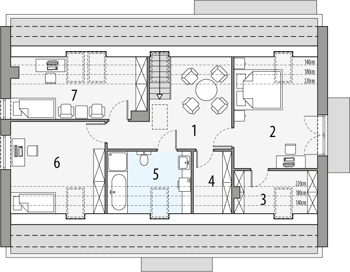 Poddasze projektu Kevin b eko