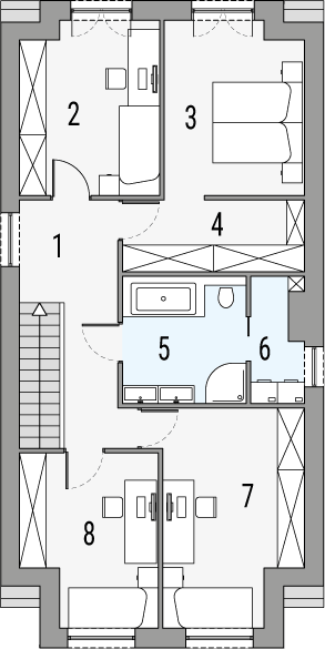 Poddasze projektu Melodia b eko