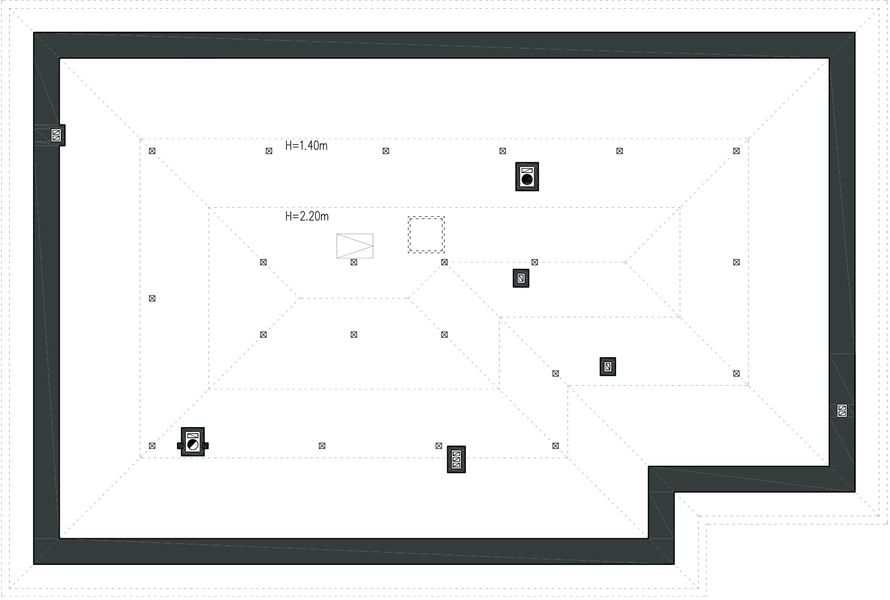 Poddasze projektu Swobodny D76