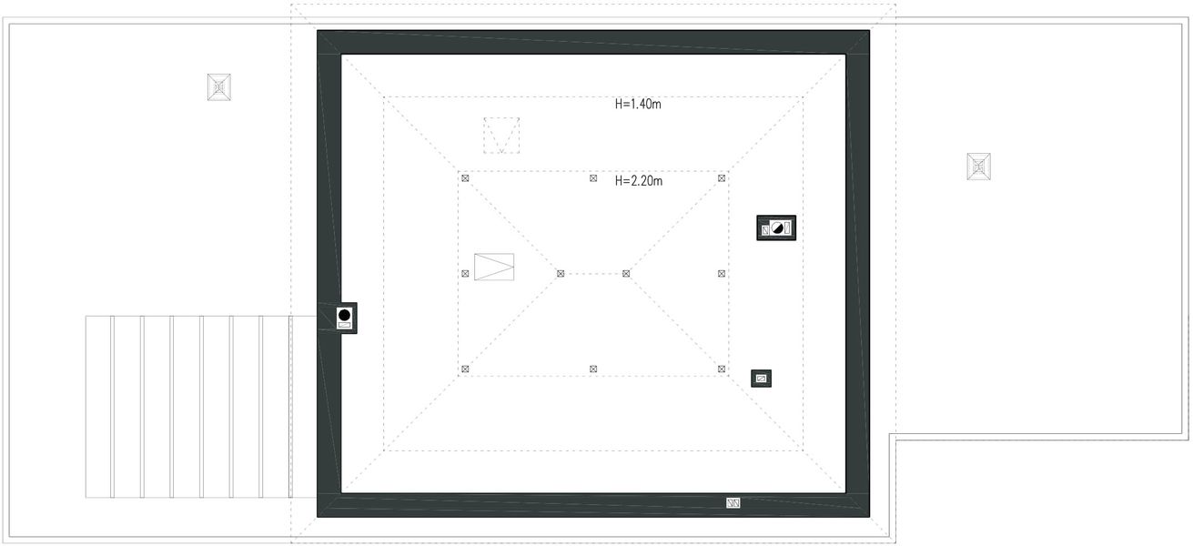 Poddasze projektu Ekspresyjny D73 wariant I