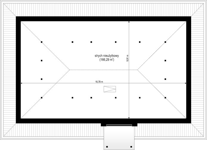 Poddasze projektu Willa Floryda 5