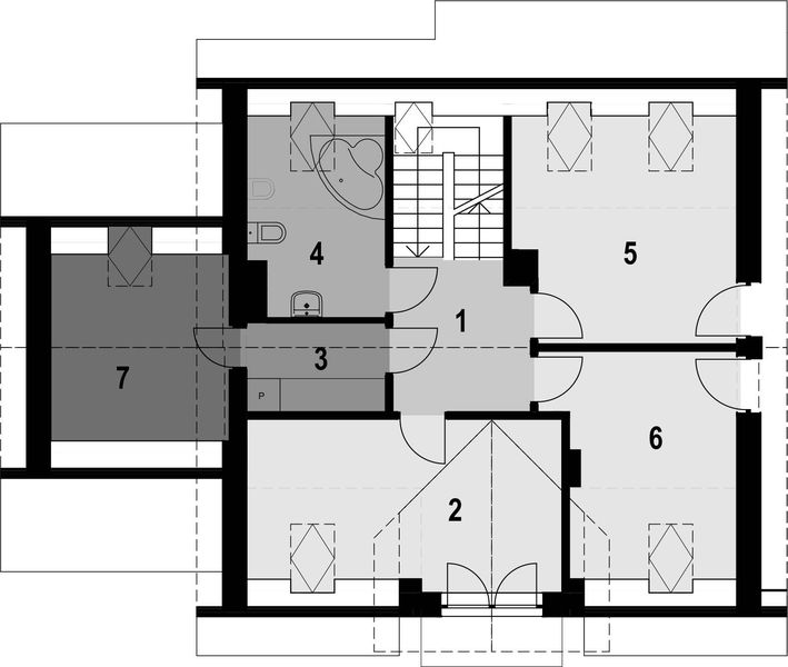 Poddasze projektu Eco 38