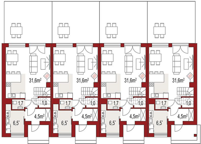 Parter projektu Iskra zestaw 4 segmenty