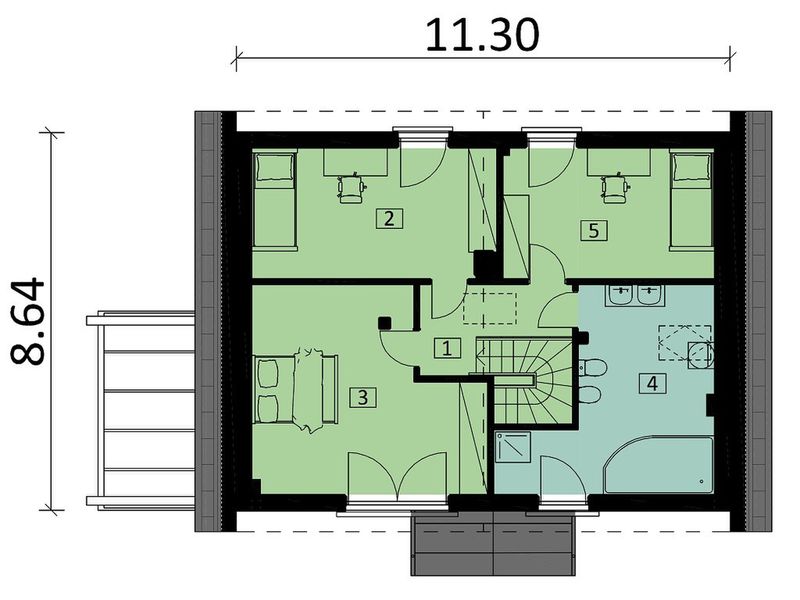 Poddasze projektu KA98 SZ