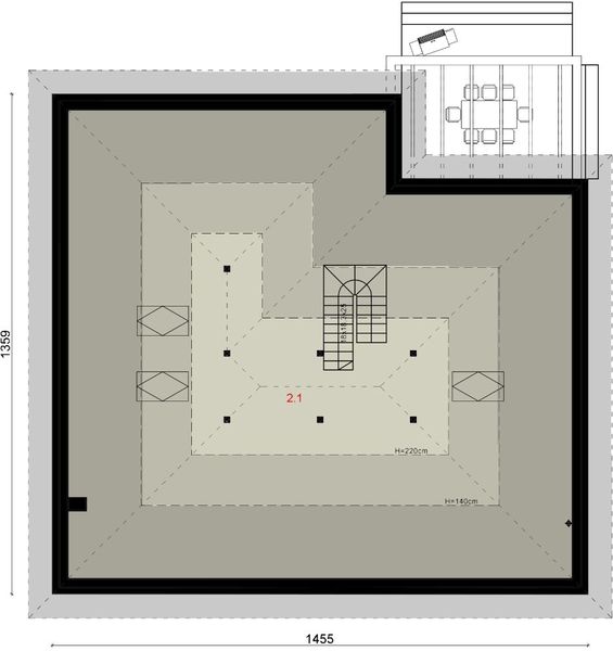 Poddasze projektu Sej-pro 060 energo