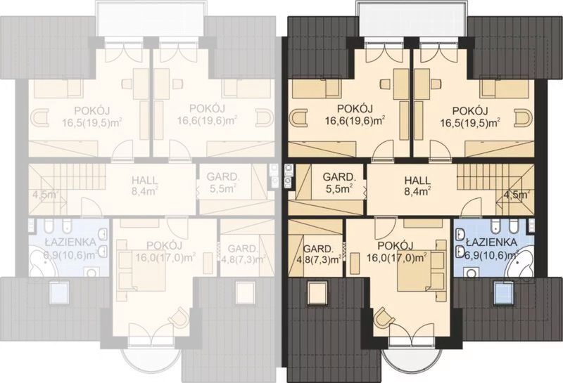 Poddasze projektu APS 185 NEW