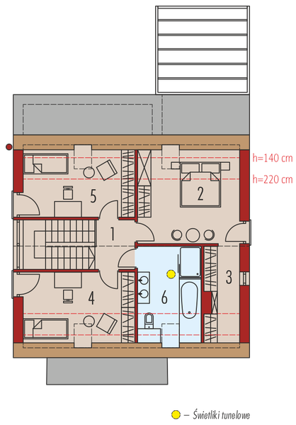 Poddasze projektu Mini 13 energo