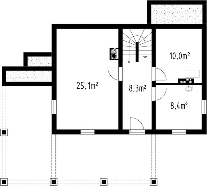 Piwnica projektu L-116