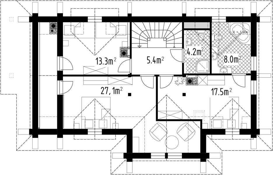 Poddasze projektu L-217