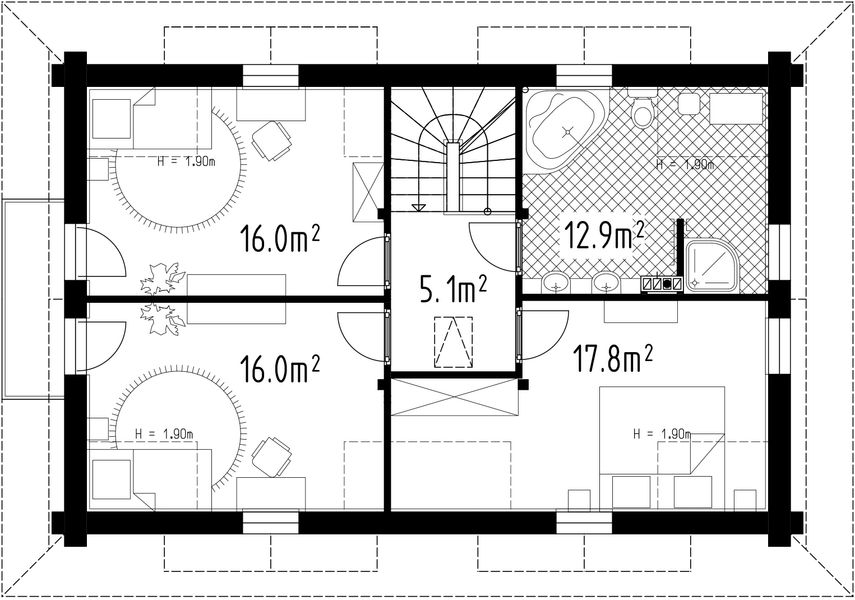 Poddasze projektu L-226