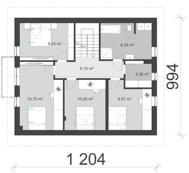 Poddasze projektu uA138