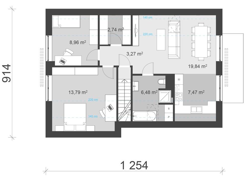 Poddasze projektu uA152