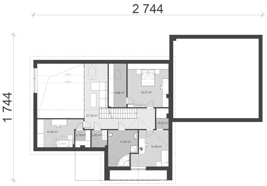 Poddasze projektu uA163