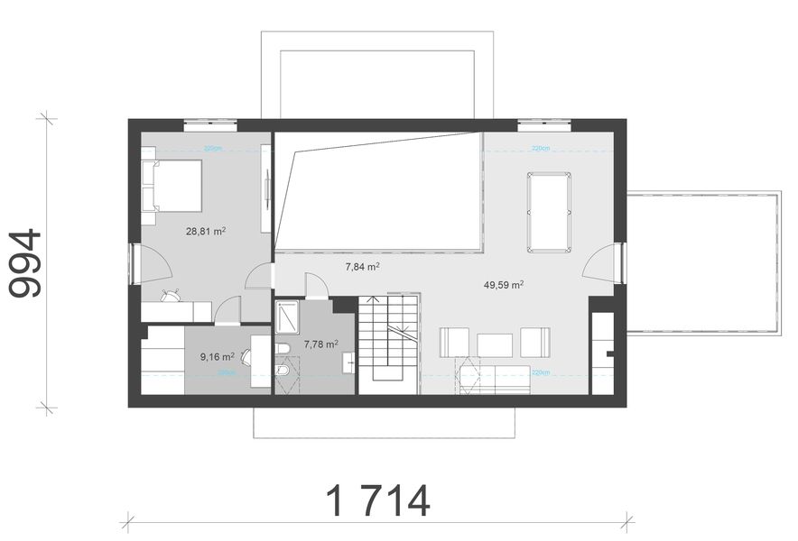 Poddasze projektu uA166