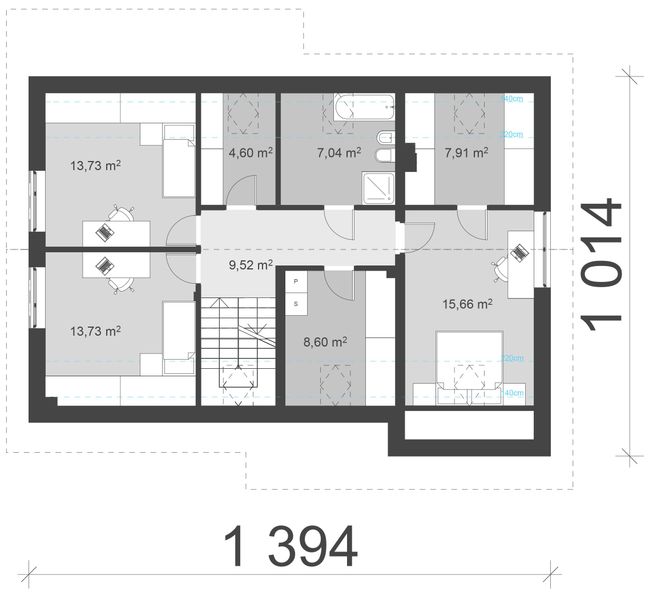 Poddasze projektu uA134v1
