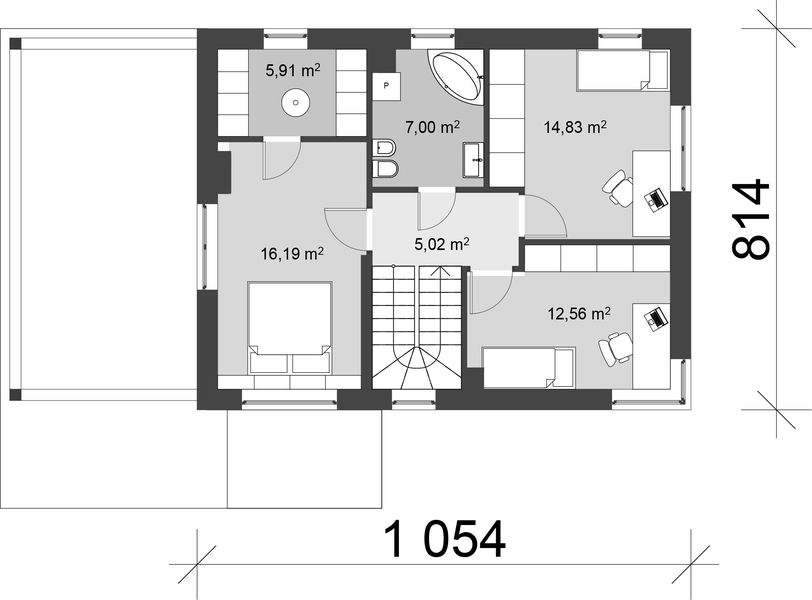 Piętro 1 projektu uA146
