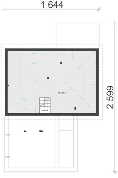 Poddasze projektu uA142v1