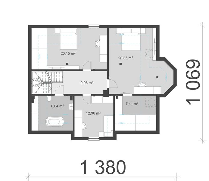 Poddasze projektu uA162