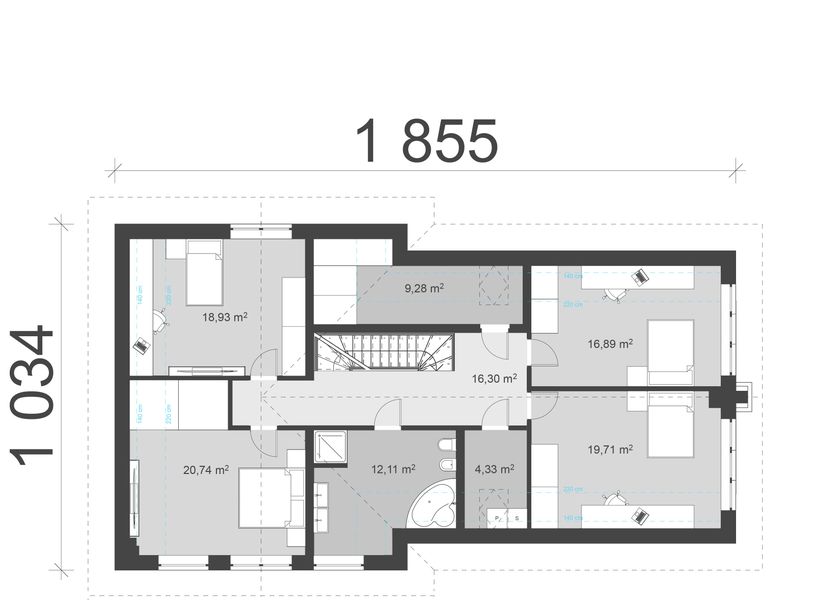 Poddasze projektu uA167