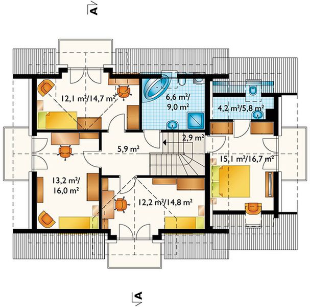 Poddasze projektu Halina (1699)