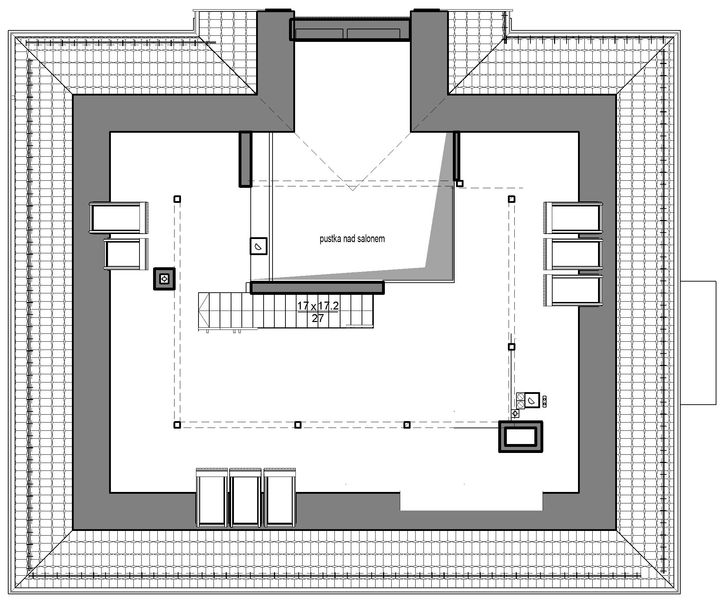 Poddasze projektu Domidea 6