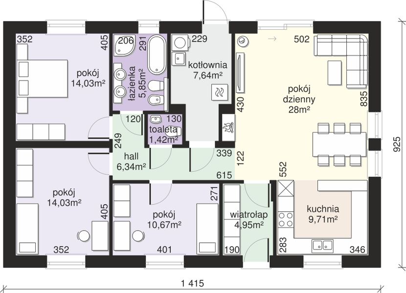 Parter projektu Dom przy Bukowej 45
