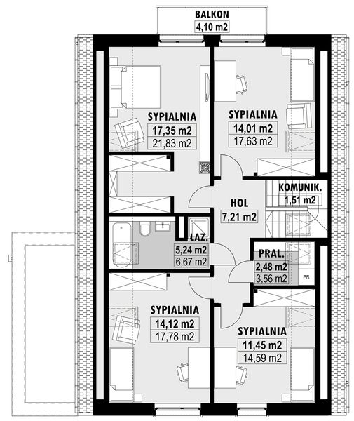 Poddasze projektu E-259