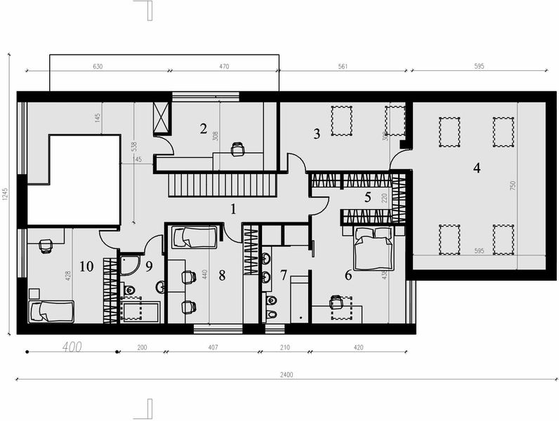 Poddasze projektu Tenemona 5