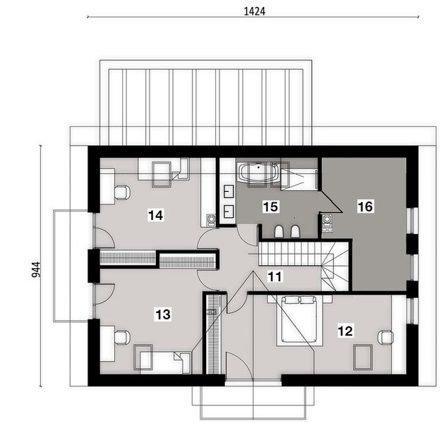 Poddasze projektu Premium Home 03