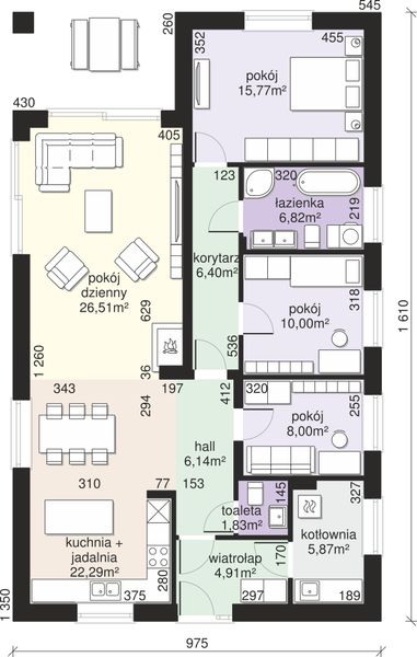 Parter projektu Dom przy Pastelowej 25