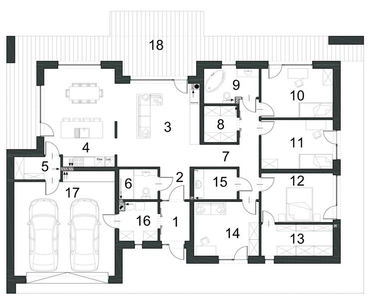 Parter projektu Dosadny D75 wariant I